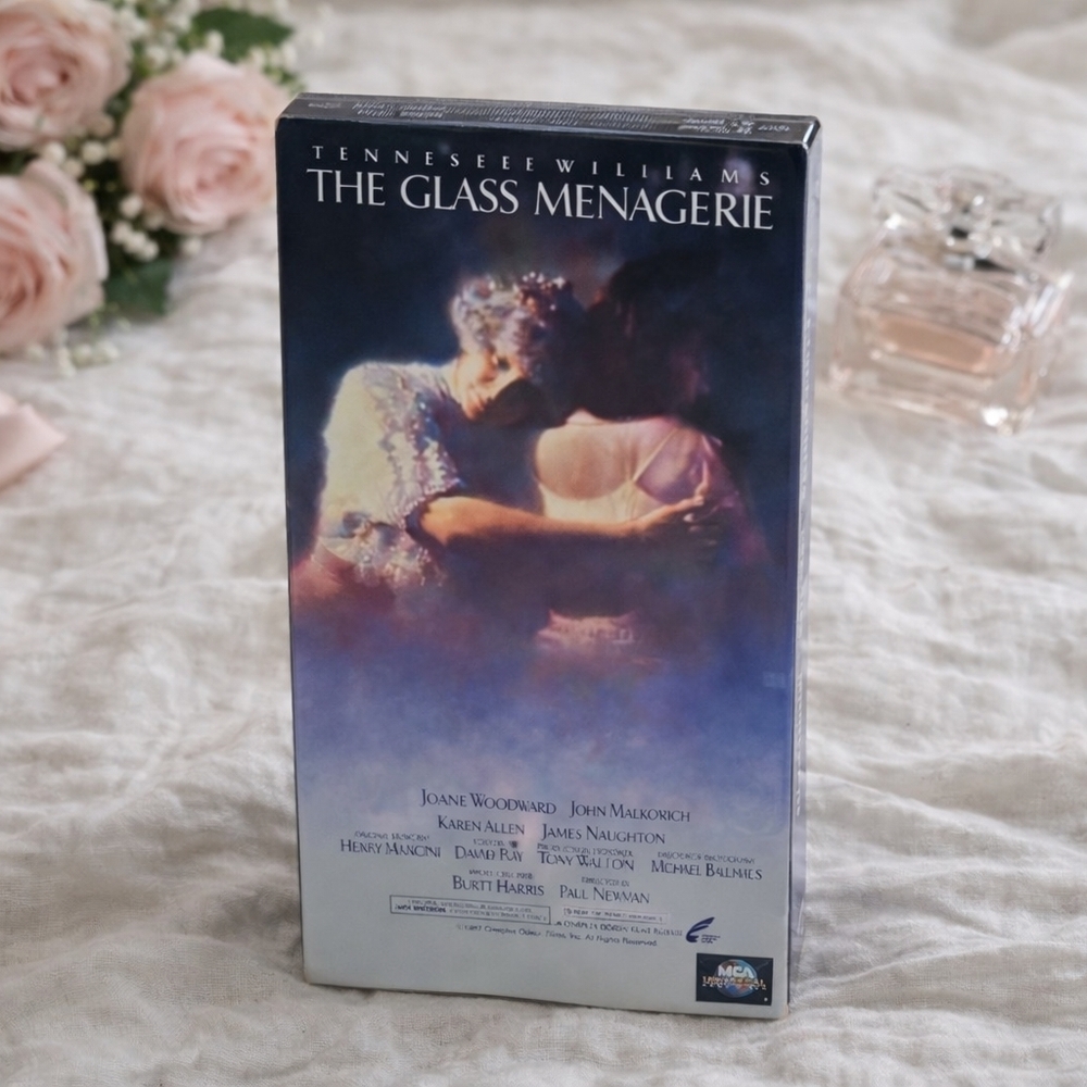 THE‎ GLASS MENAGERIE (VHS, 1994) Joanne Woodward John Malkovich